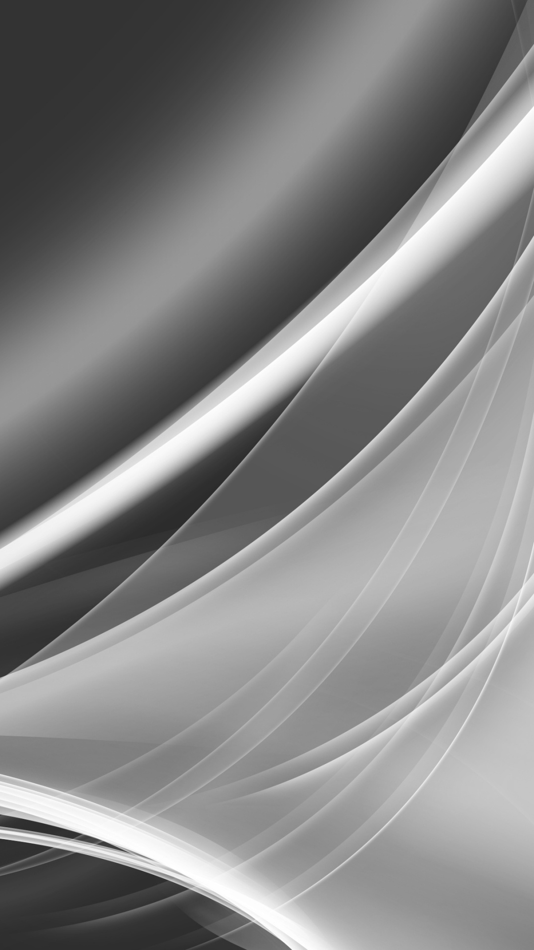 White and Black Swirl Line. Wallpaper in 1080x1920 Resolution