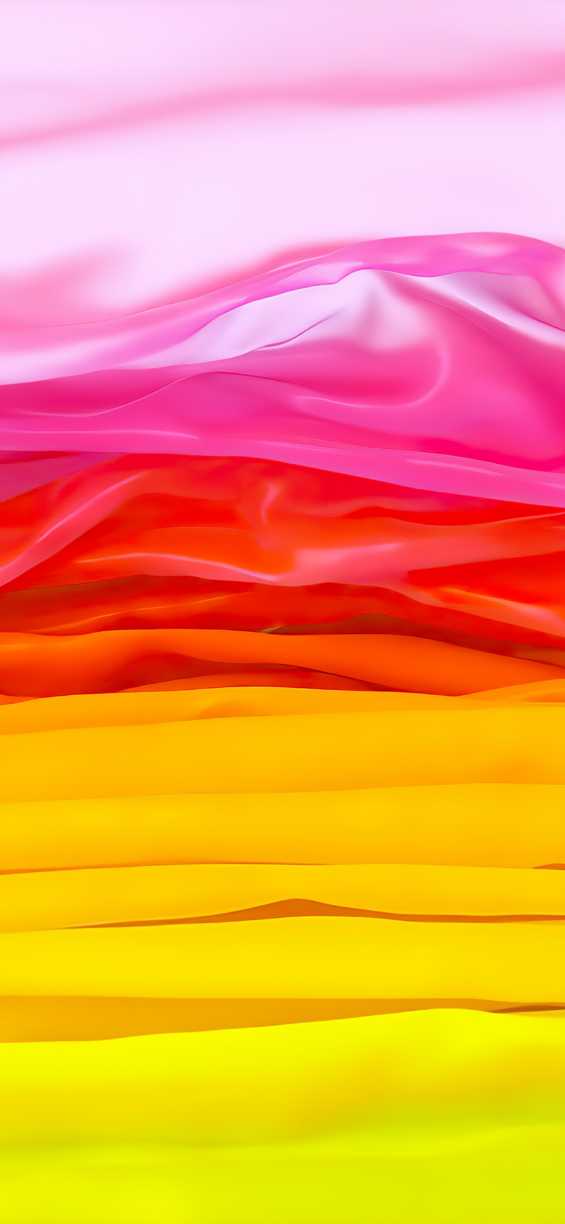 Orange, Geometry, Mathematics, Paint, Painting. Wallpaper in 1125x2436 Resolution