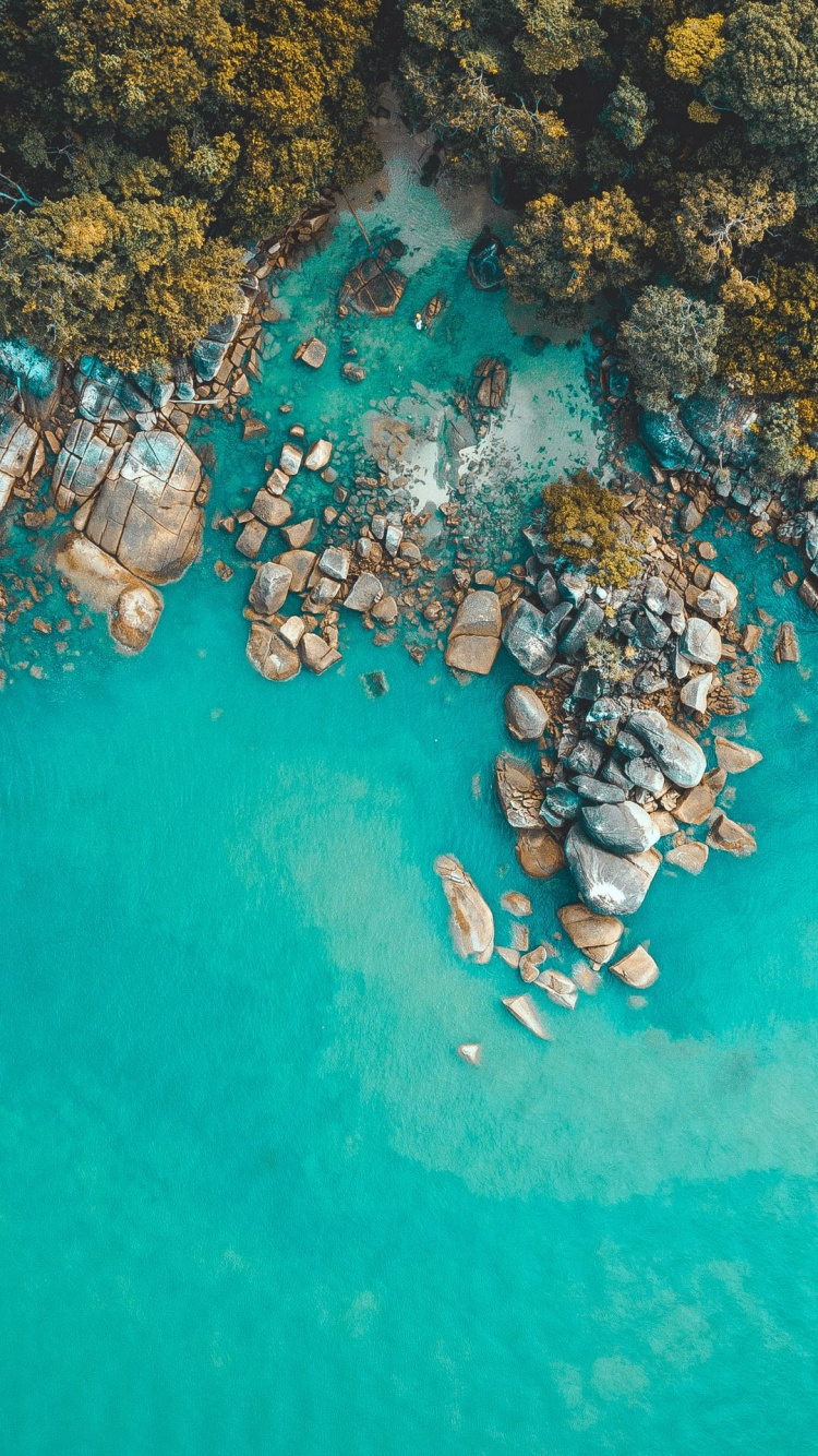 大海, 海岸, 水资源, Azure, 人体内的水 壁纸 750x1334 允许