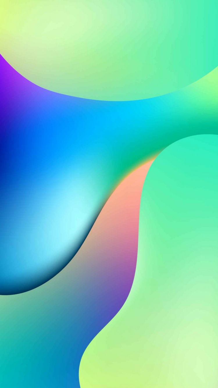 视觉艺术, 图形设计, 色彩, Azure, 斜坡 壁纸 750x1334 允许