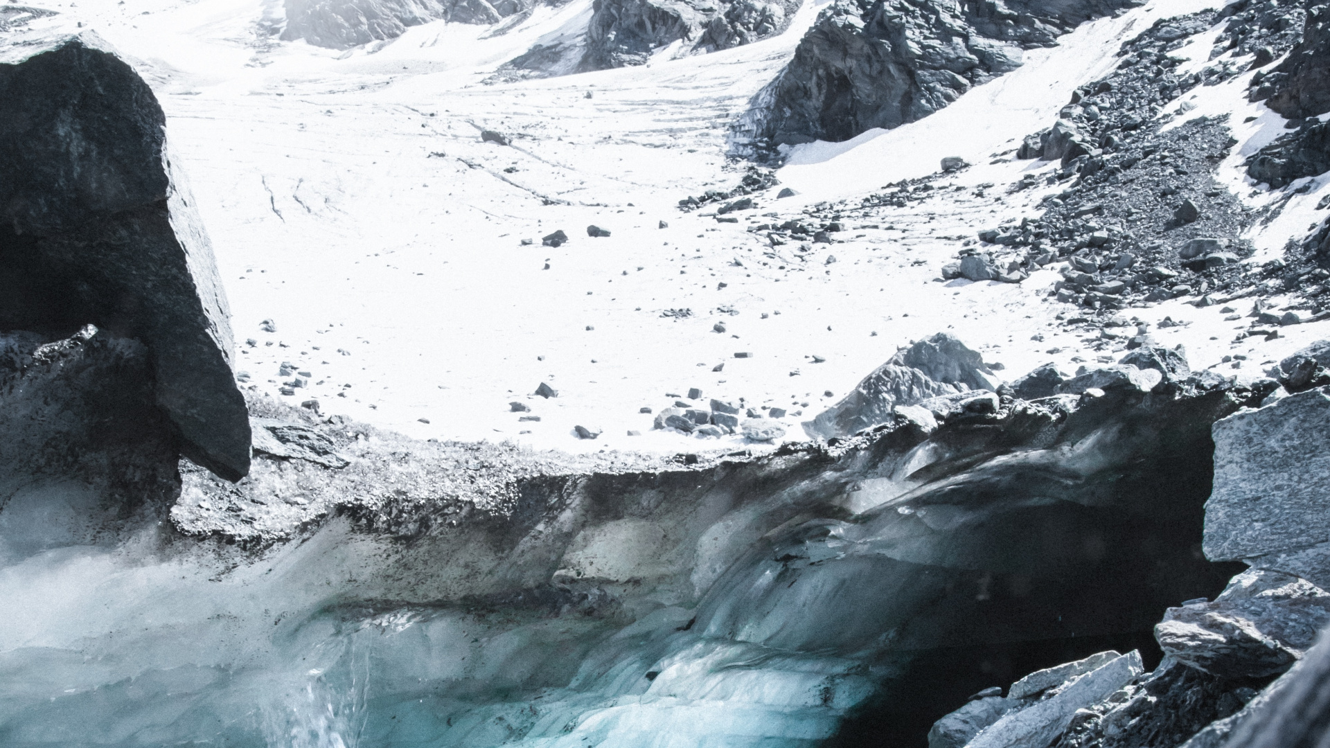 Glacial Landform, Mountainous Landforms, Mountain, Glacier, Natural Landscape. Wallpaper in 1920x1080 Resolution