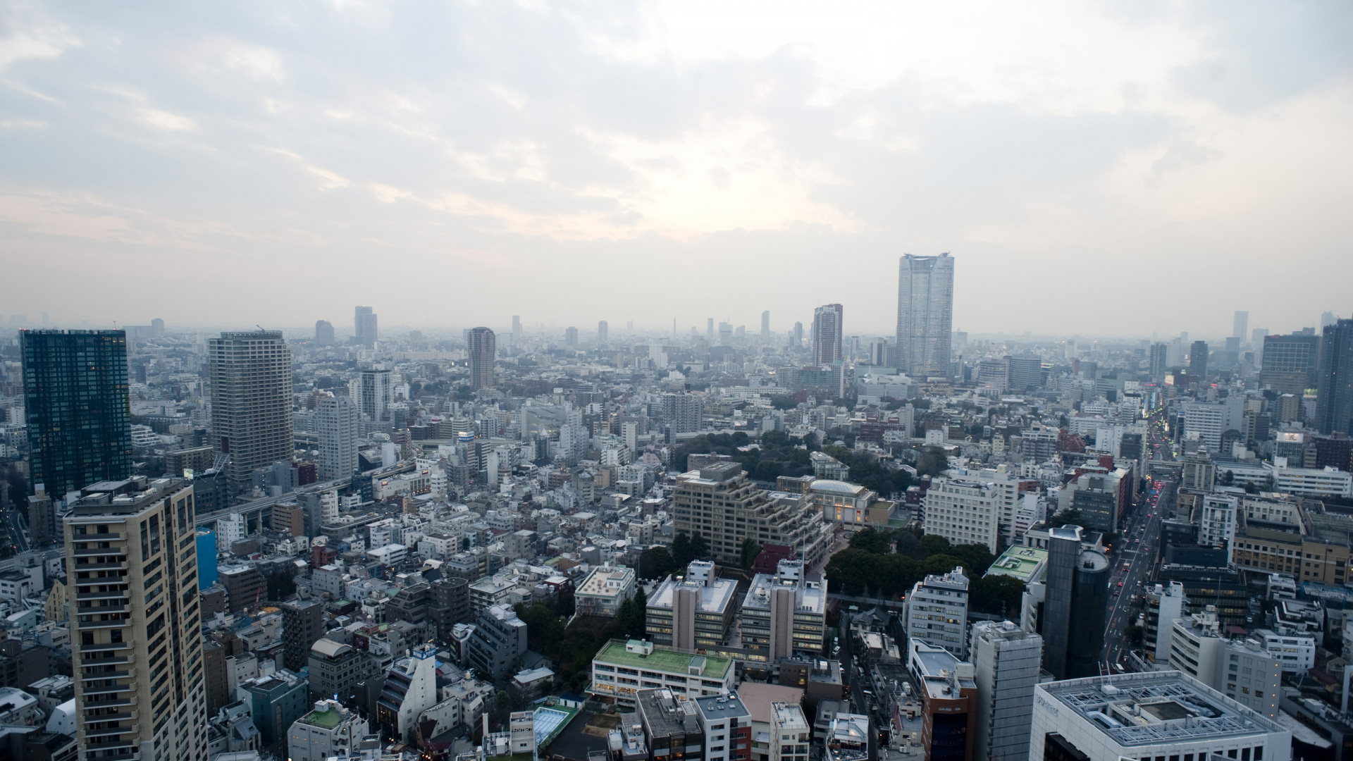 Luftaufnahme Von Stadtgebäuden Tagsüber. Wallpaper in 1920x1080 Resolution