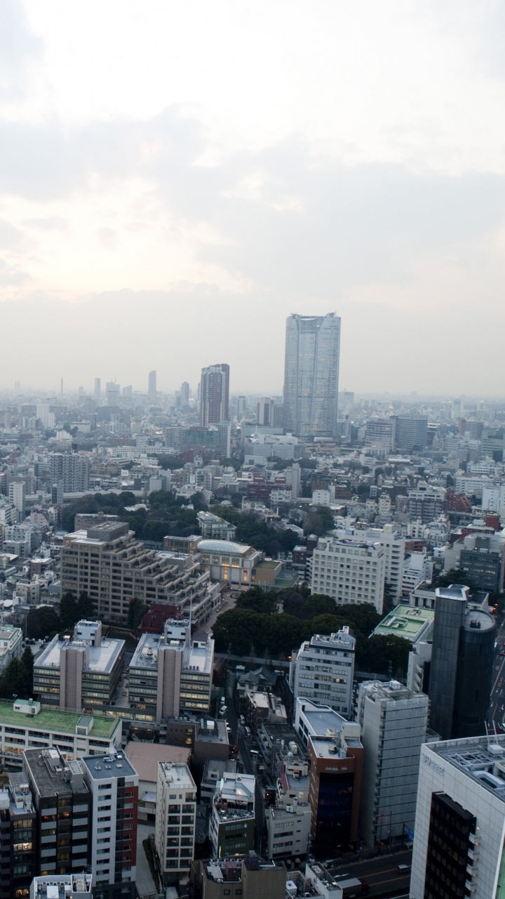 Aerial View of City Buildings During Daytime. Wallpaper in 720x1280 Resolution