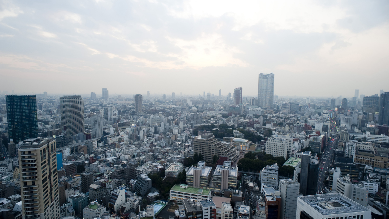 Vue Aérienne Des Bâtiments de la Ville Pendant la Journée. Wallpaper in 1280x720 Resolution