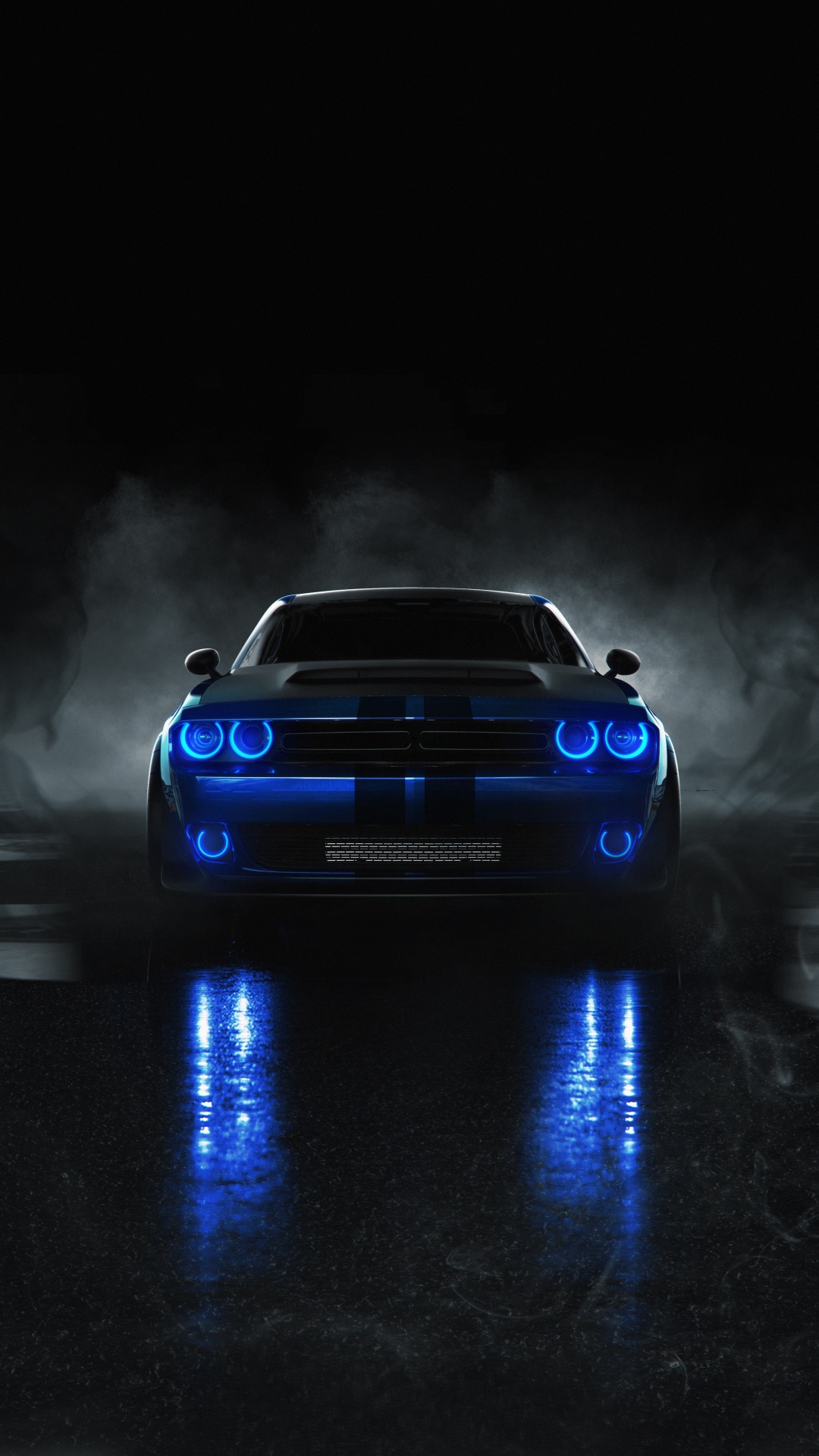 道奇挑战者, Dodge, Dodge Challenger 2021, 福特野马, 车灯 壁纸 1080x1920 允许