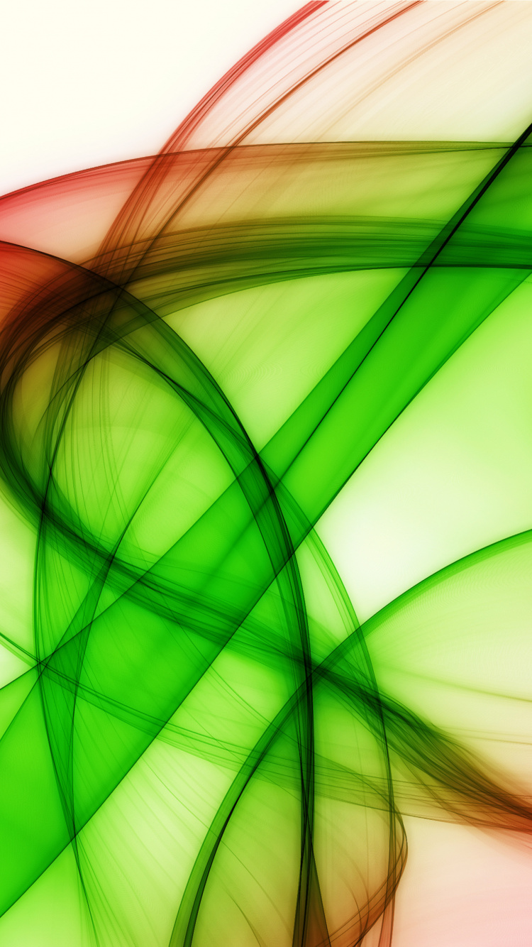 Green and Pink Light Illustration. Wallpaper in 750x1334 Resolution