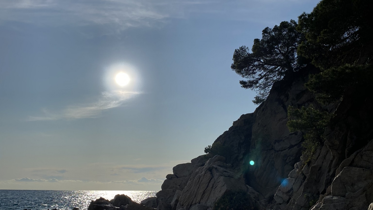 Sea, Astronomical Object, Rock, Coast, Shore. Wallpaper in 1280x720 Resolution