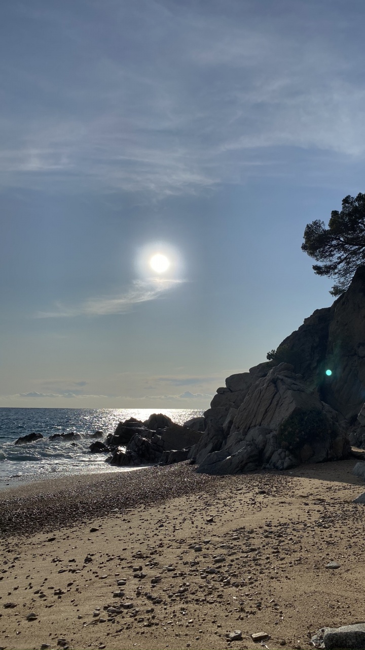 Sea, Astronomical Object, Rock, Coast, Shore. Wallpaper in 720x1280 Resolution