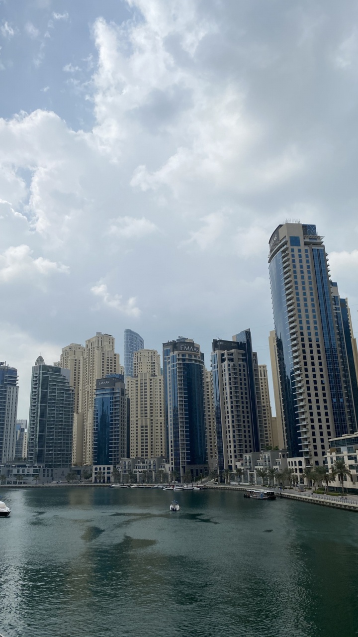 Skyscraper, Water, Daytime, Tower Block, City. Wallpaper in 720x1280 Resolution