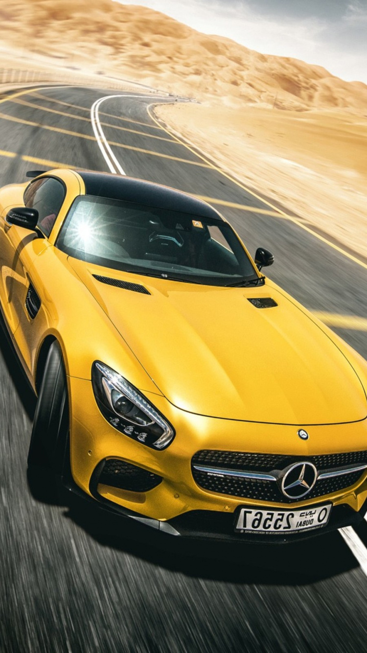 Yellow Porsche 911 on Road During Daytime. Wallpaper in 750x1334 Resolution