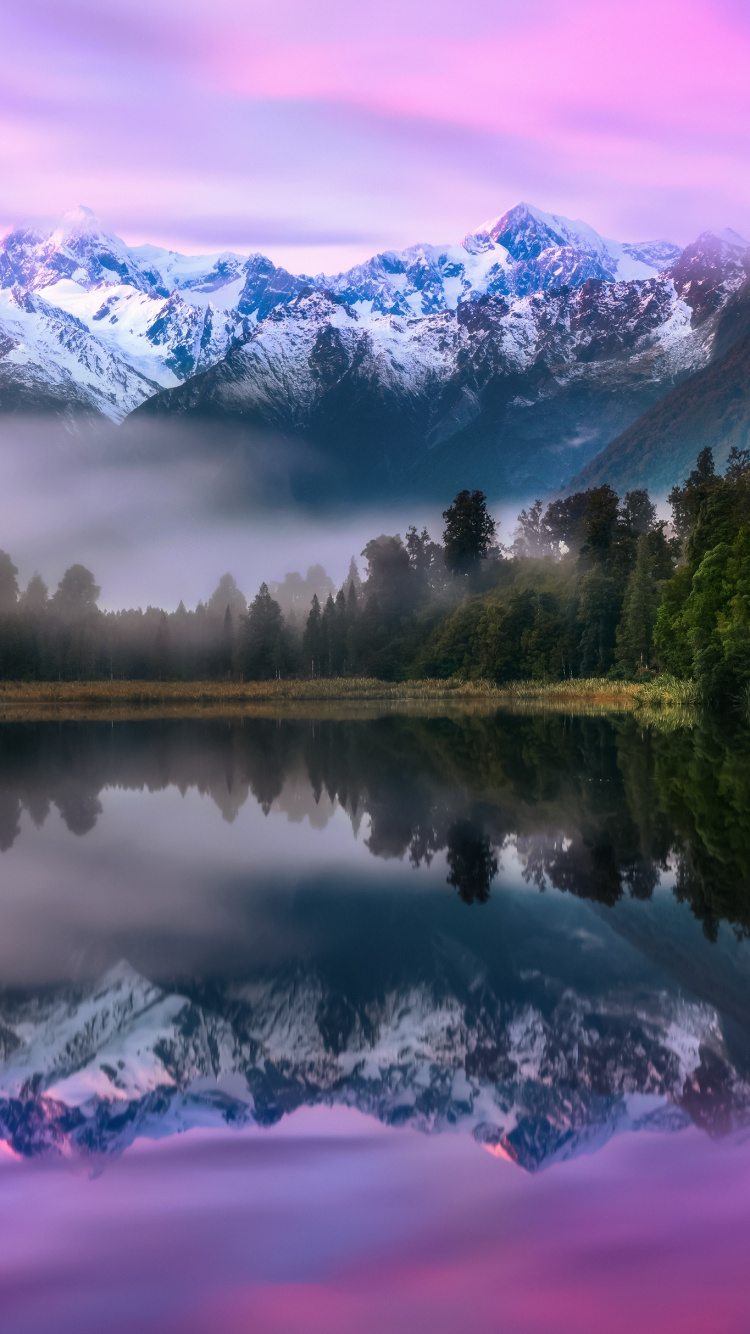 Parc National Westland ou Poutini, Eau, Atmosphère, Les Ressources en Eau, la Journée. Wallpaper in 750x1334 Resolution