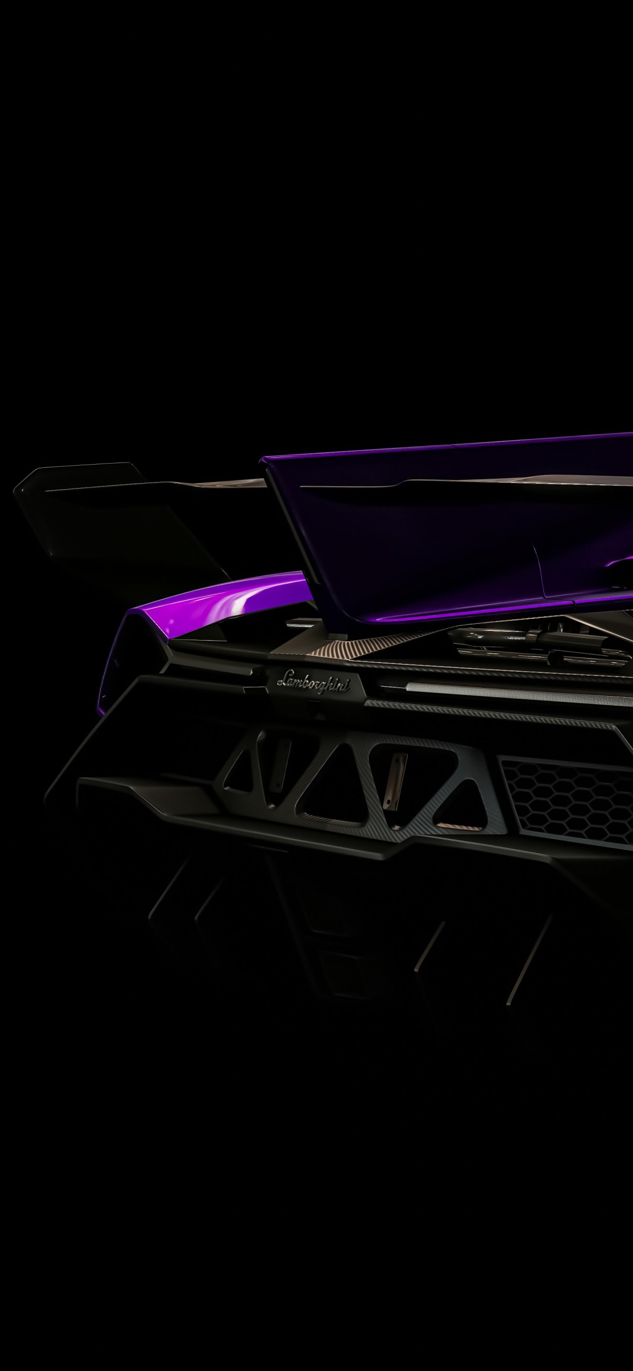 Licht, Kapuze, Automotive Lighting, Purpur, Stoßstange. Wallpaper in 1242x2688 Resolution