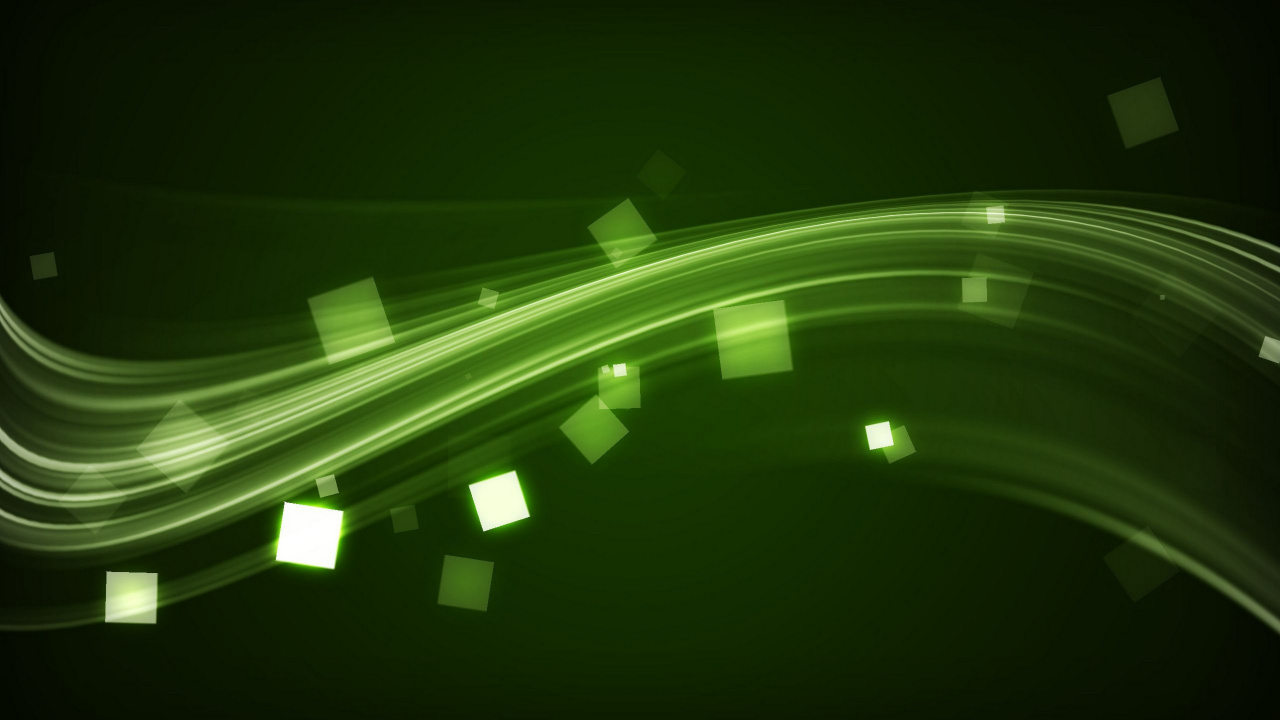 Weiße Und Grüne Leuchte. Wallpaper in 1280x720 Resolution