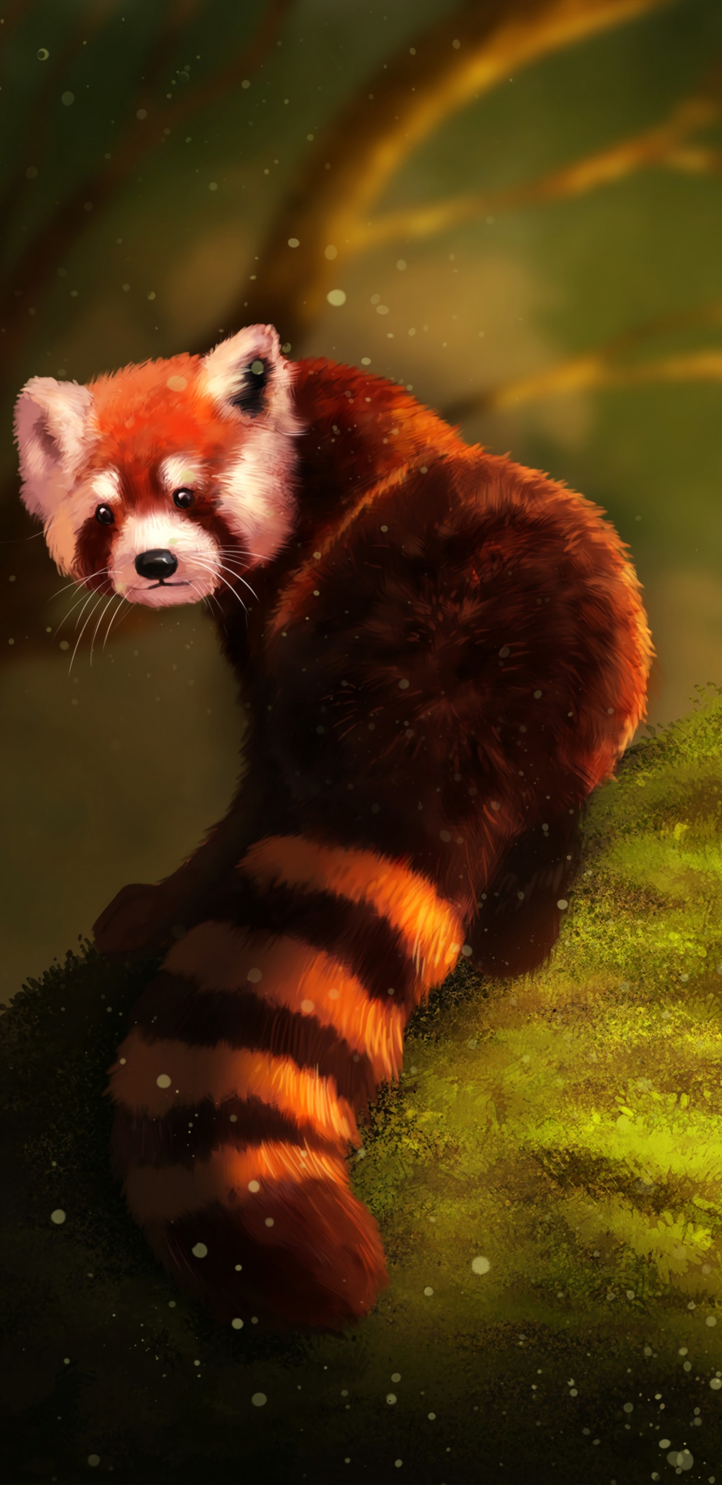 Brown and White Animal on Water. Wallpaper in 1440x2960 Resolution