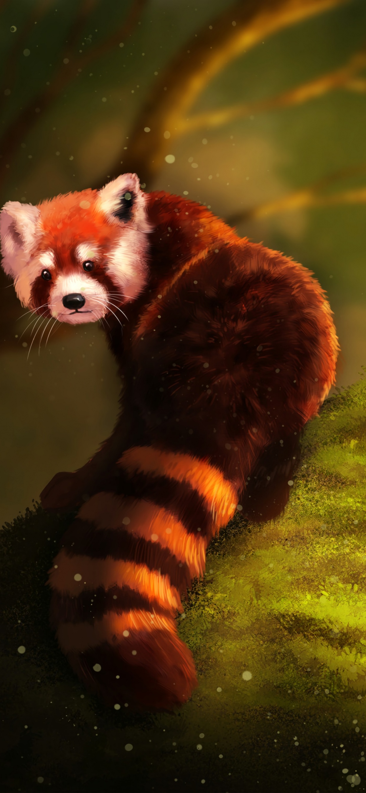 Braunes Und Weißes Tier Auf Wasser. Wallpaper in 1242x2688 Resolution