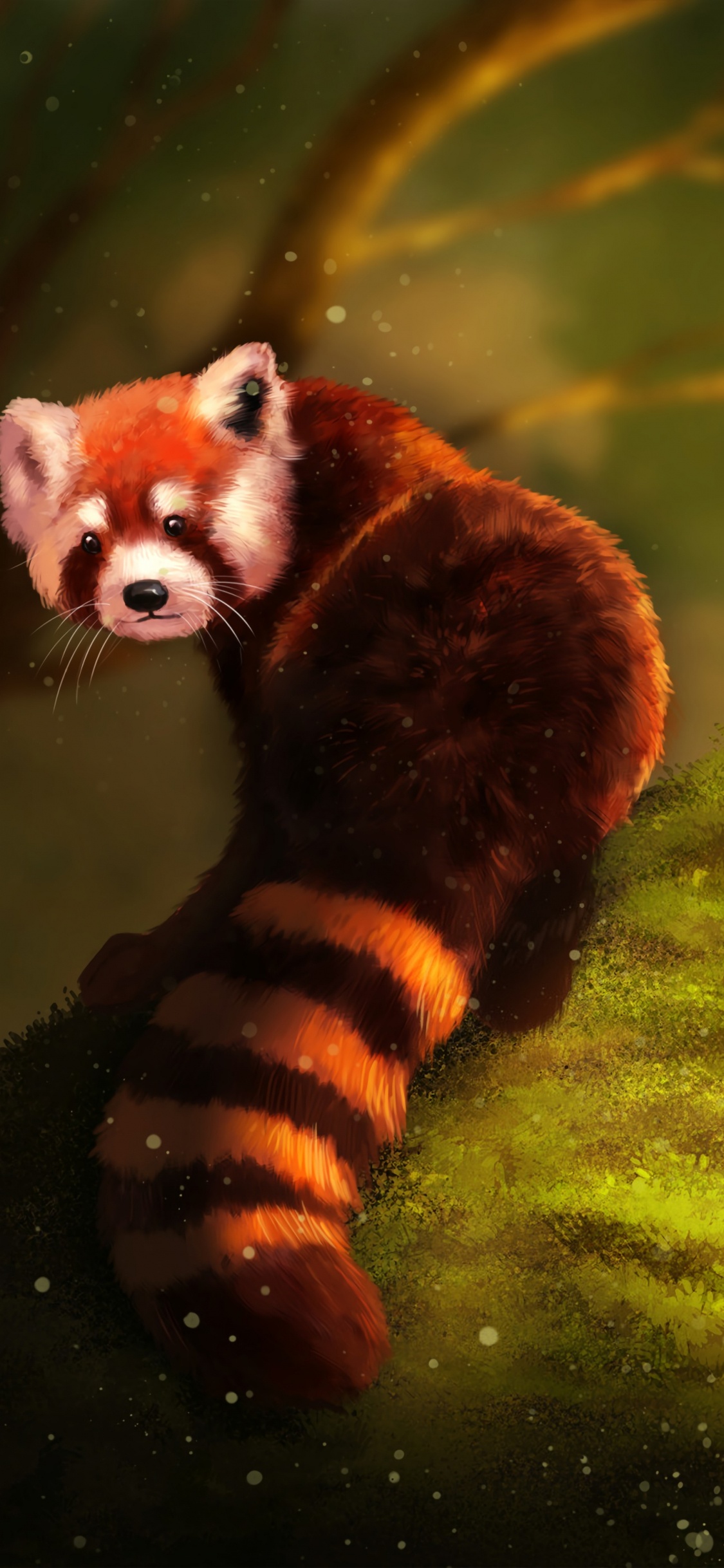 Animal Brun et Blanc Sur L'eau. Wallpaper in 1125x2436 Resolution