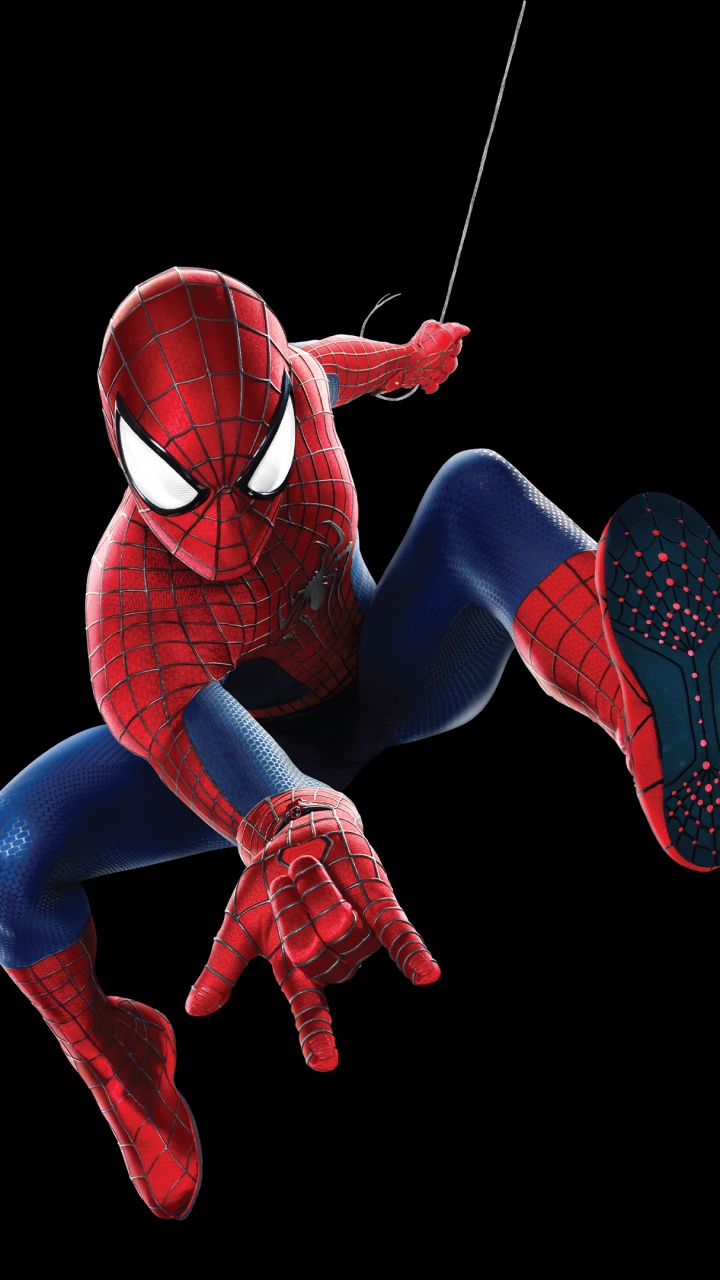 Spider-man, Superhero, Carmine, Animation, Graphique. Wallpaper in 720x1280 Resolution