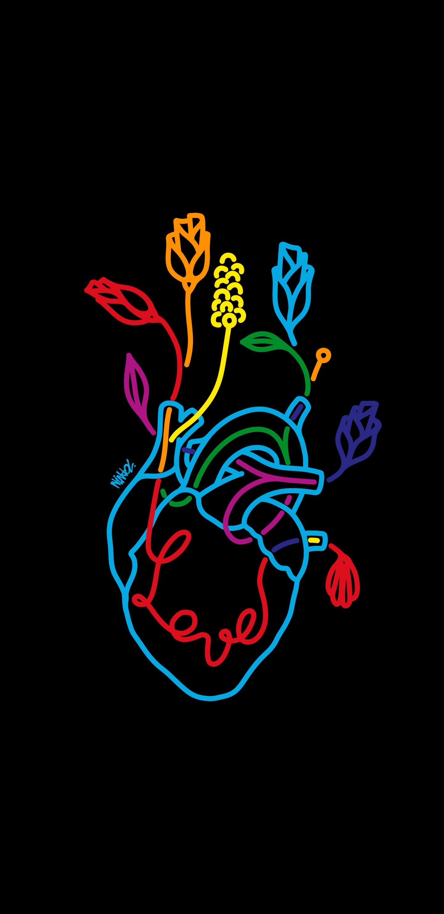 Arte, Cartel, Dibujo, Ilustración, Artes Gráficas. Wallpaper in 1440x2960 Resolution