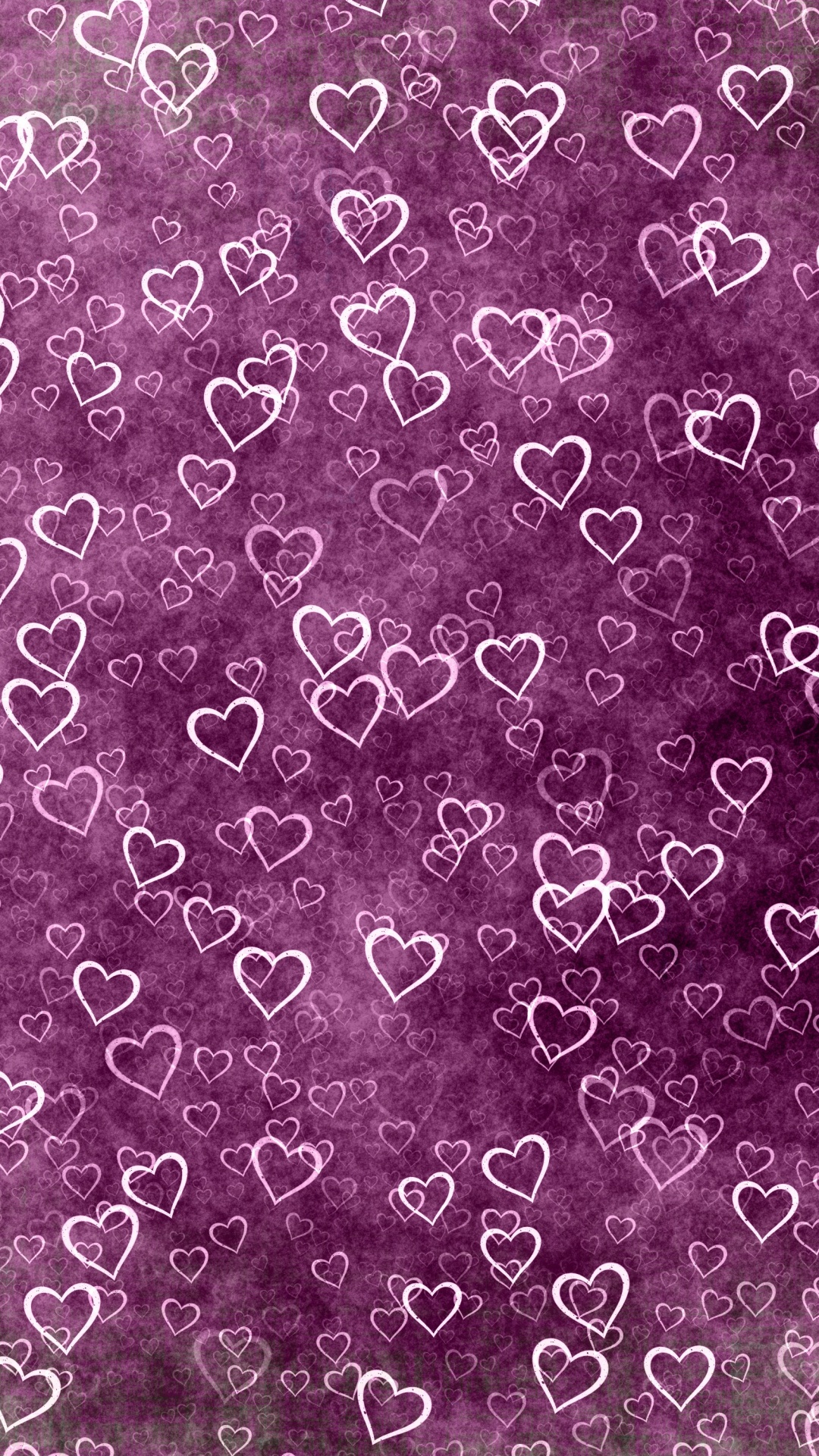 Heart, Purple, Text, Pink, Pattern. Wallpaper in 1080x1920 Resolution