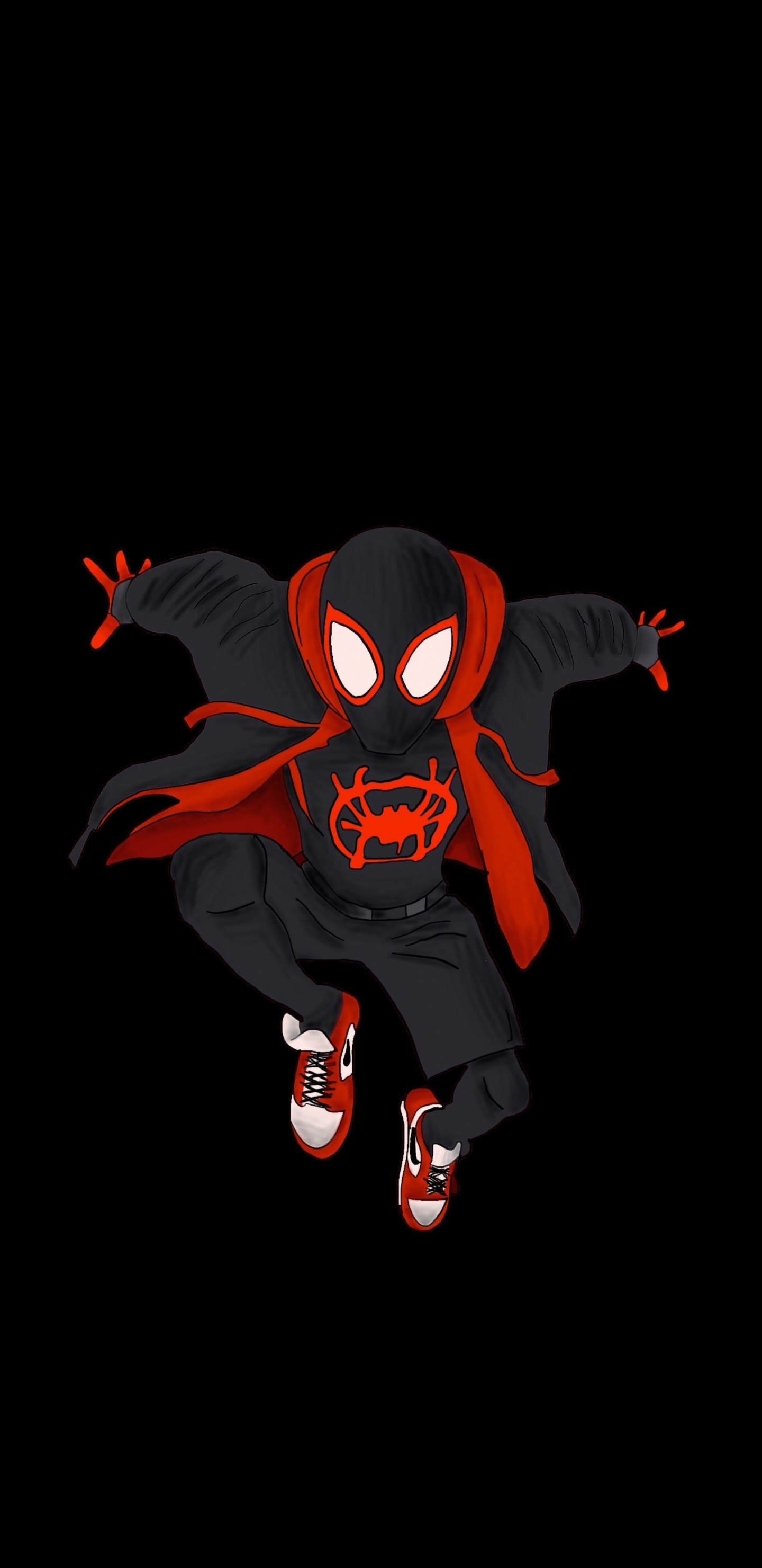 Marvel, Miles Morales, Wunder Spider-Man Meilen Moral, Spider-man, Marvel Comics. Wallpaper in 1440x2960 Resolution