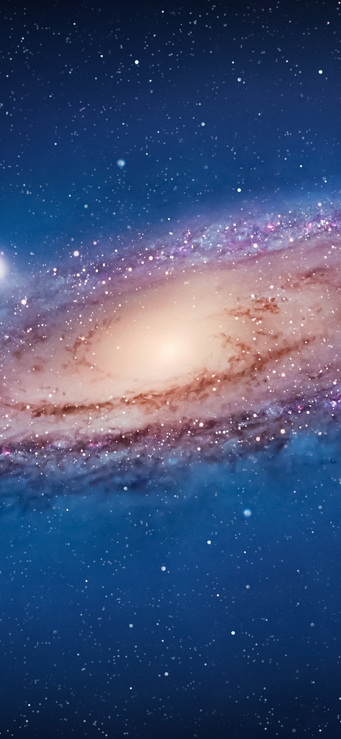 Andromeda-Galaxie, Galaxy, Milchstraße, Erde, Stern. Wallpaper in 1125x2436 Resolution