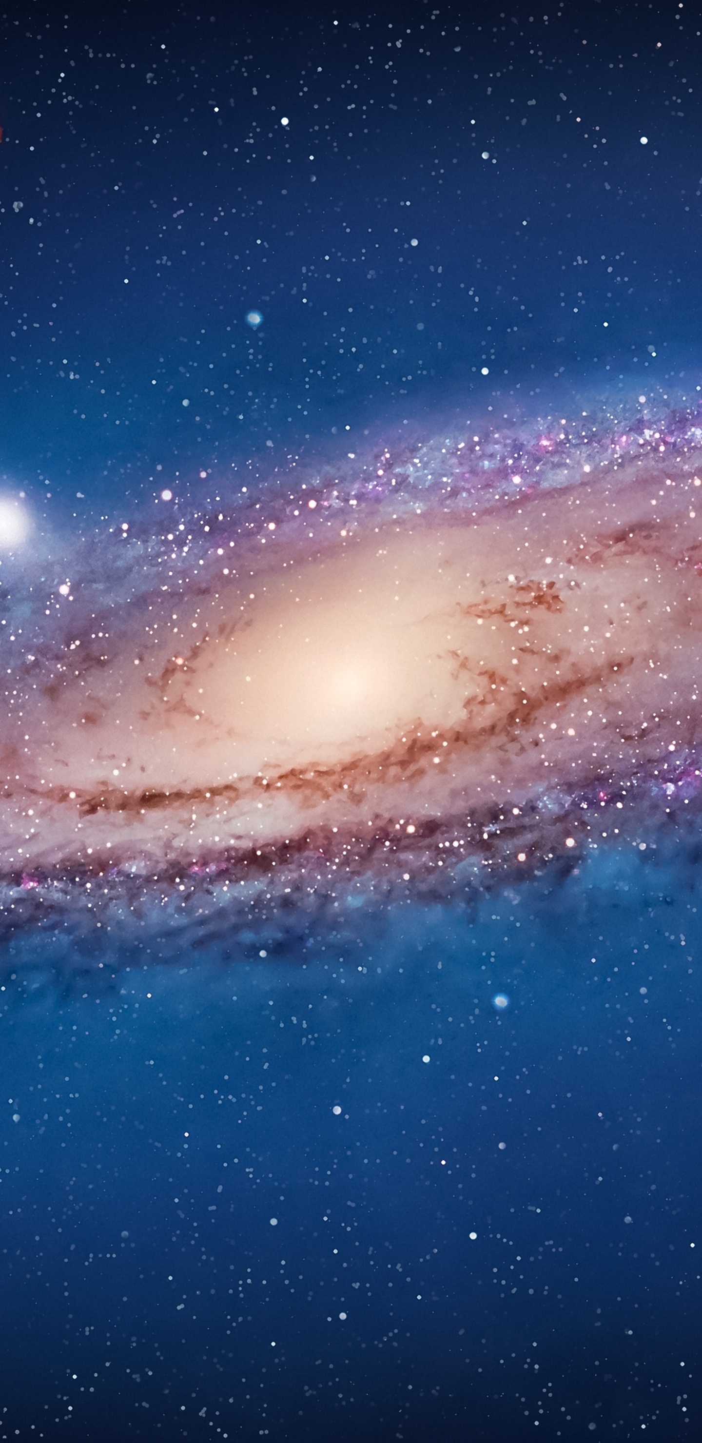 Andromeda-Galaxie, Galaxy, Milchstraße, Erde, Stern. Wallpaper in 1440x2960 Resolution