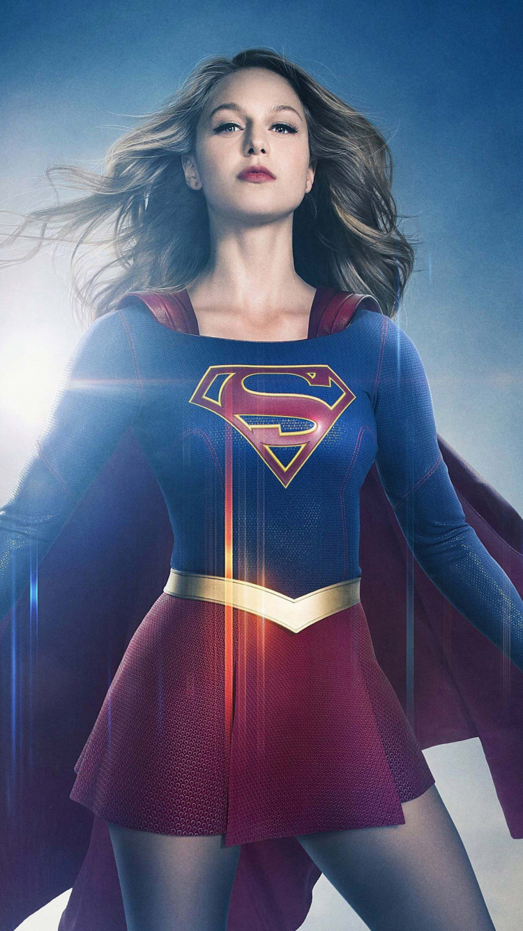 Melissa Benoist, Supergirl, Der CW, Supergirl - Staffel 5, dc Comics. Wallpaper in 750x1334 Resolution