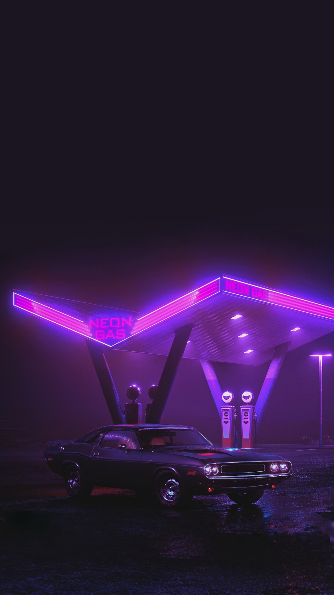 Coche, Iluminación Automotriz, Morado, Capucha, Neumatico. Wallpaper in 1080x1920 Resolution