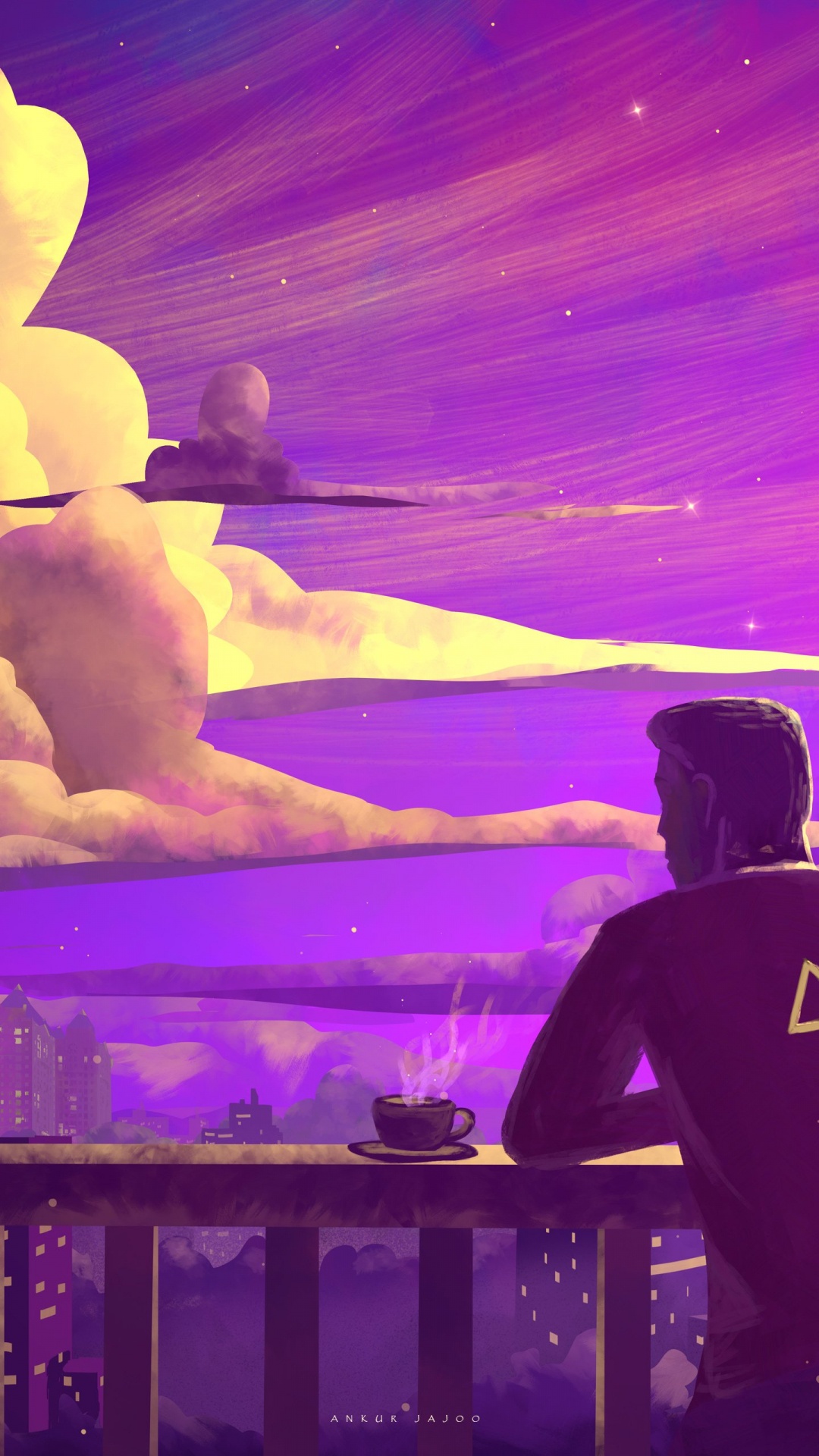 Anime, Aminosäure, Purpur, Veilchen, Pink. Wallpaper in 1080x1920 Resolution