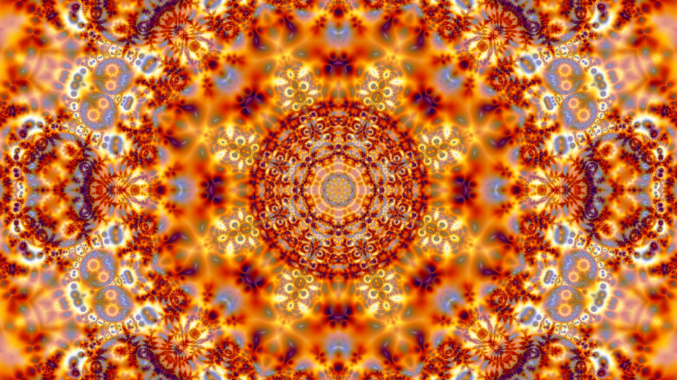 Textil Floral Marrón y Blanco. Wallpaper in 1366x768 Resolution