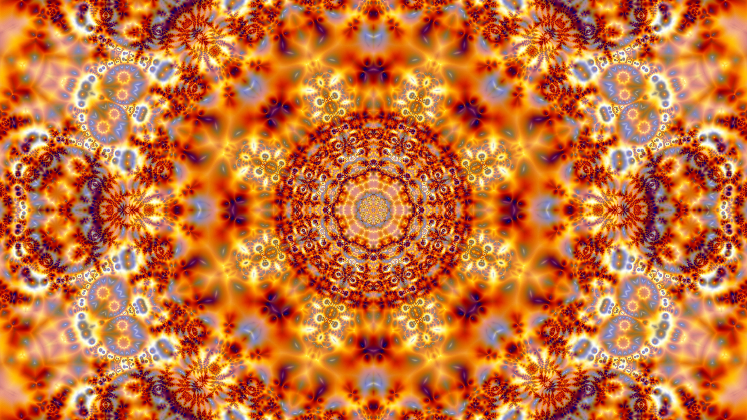 Textil Floral Marrón y Blanco. Wallpaper in 2560x1440 Resolution