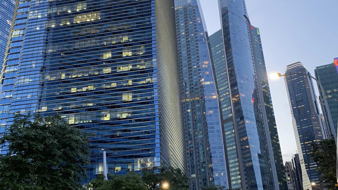 Singapur, Tower Block, Stadtgebiet, Metropole, Road. Wallpaper in 1280x720 Resolution