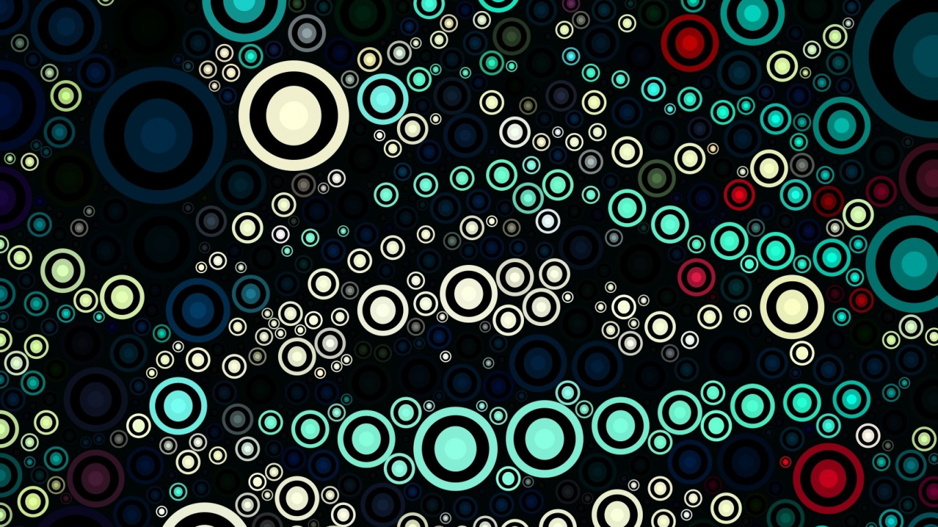 Pintura Abstracta Azul Rojo y Verde. Wallpaper in 1366x768 Resolution