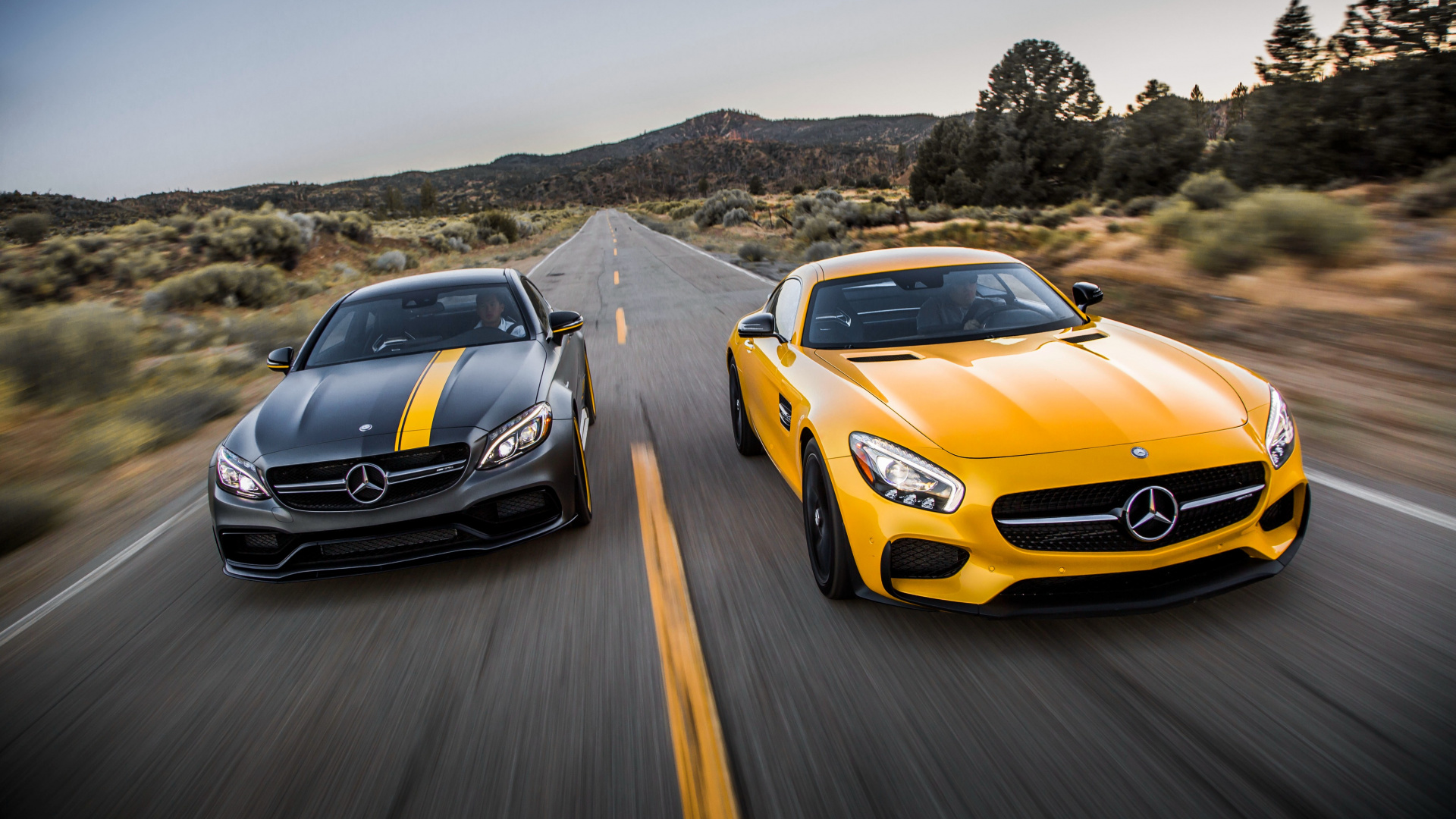 Yellow Bmw m 3 on Road During Daytime. Wallpaper in 1920x1080 Resolution