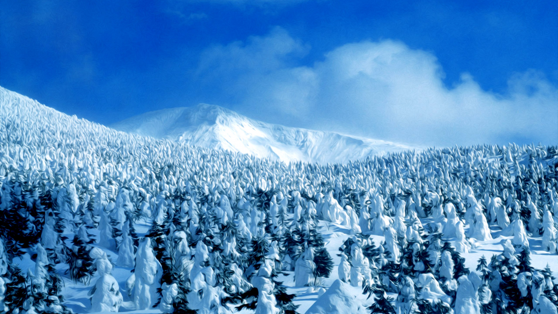 Gruppe Von Menschen Auf Schneebedeckten Bergen Tagsüber. Wallpaper in 1920x1080 Resolution