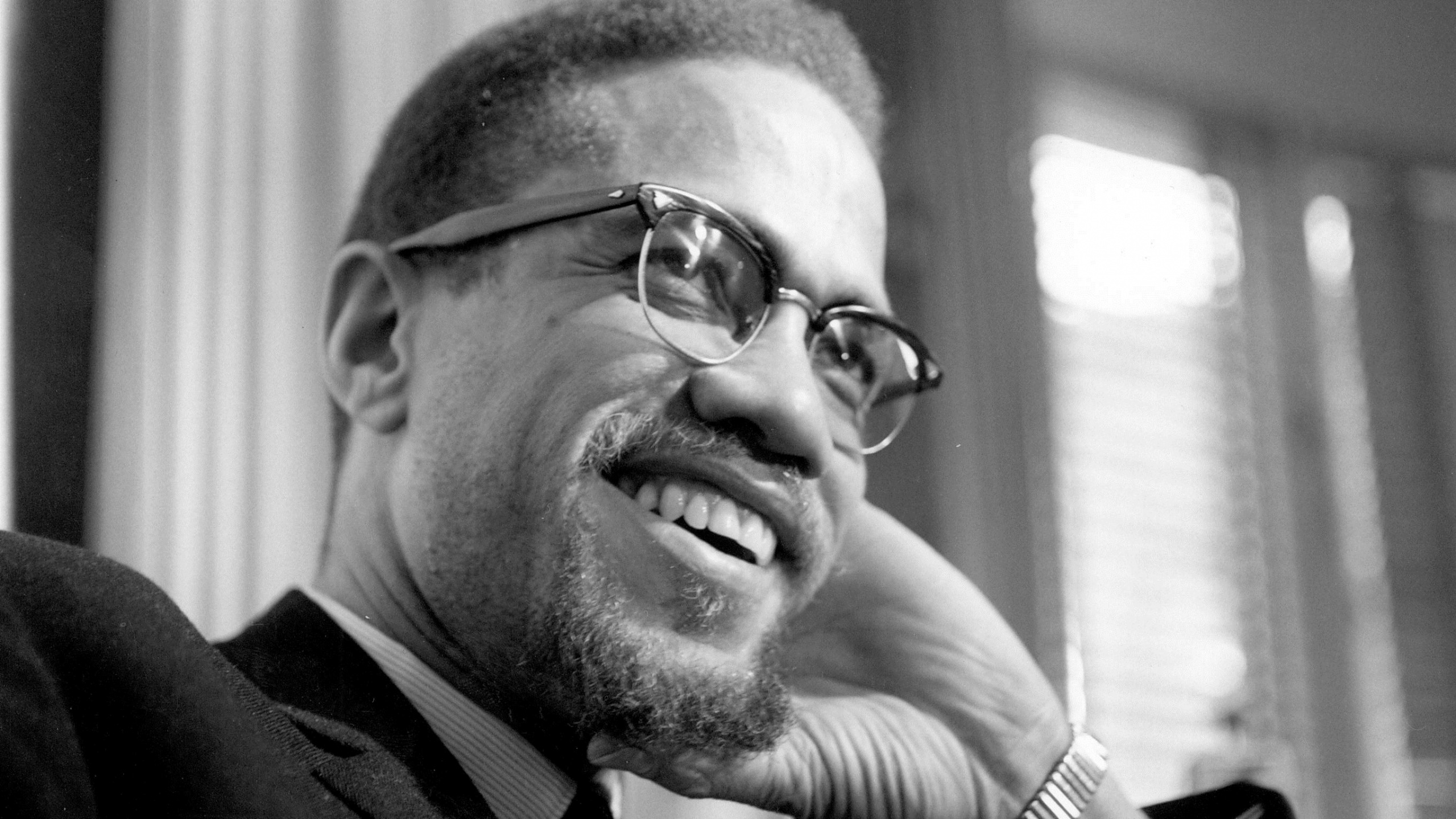 Malcolm X, Civil Rights Movement, Audubon Ballroom, Facial Expression, Glasses. Wallpaper in 2560x1440 Resolution