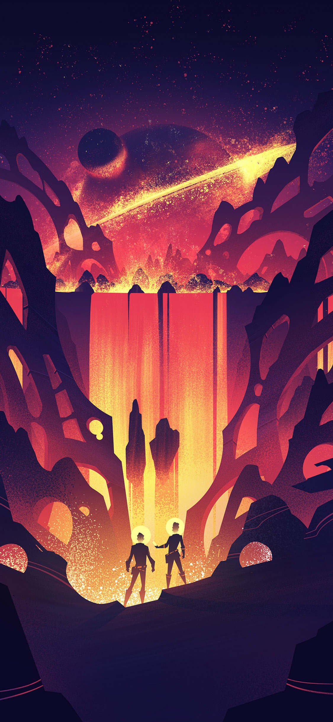 Illustration, Design, Keymaster Games Space Park Game, Poster, Graphic Design. Wallpaper in 1125x2436 Resolution