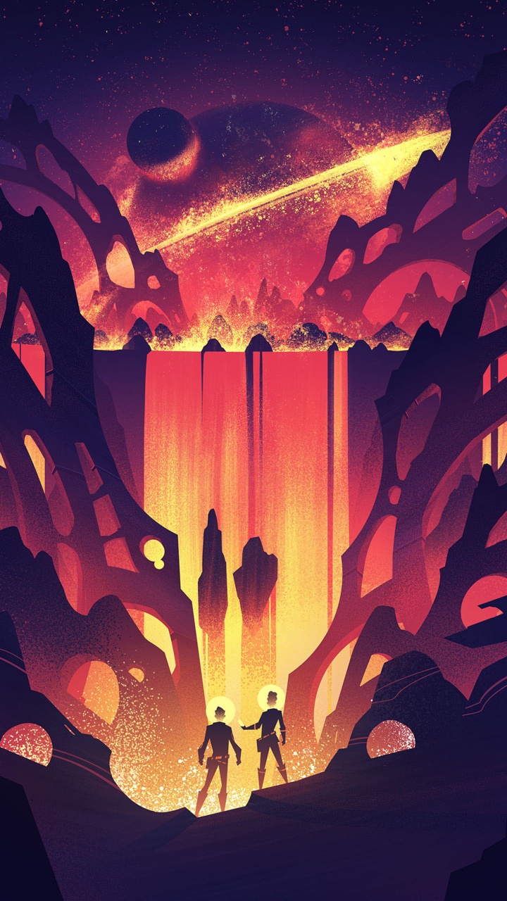 Illustration, Design, Keymaster Games Space Park Game, Poster, Graphic Design. Wallpaper in 720x1280 Resolution