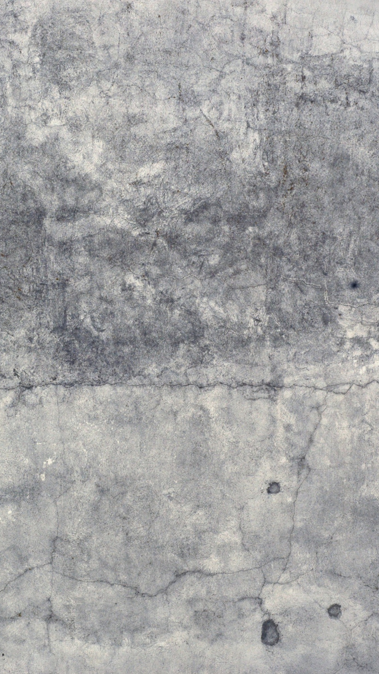 Graue Und Weiße Betonwand. Wallpaper in 750x1334 Resolution