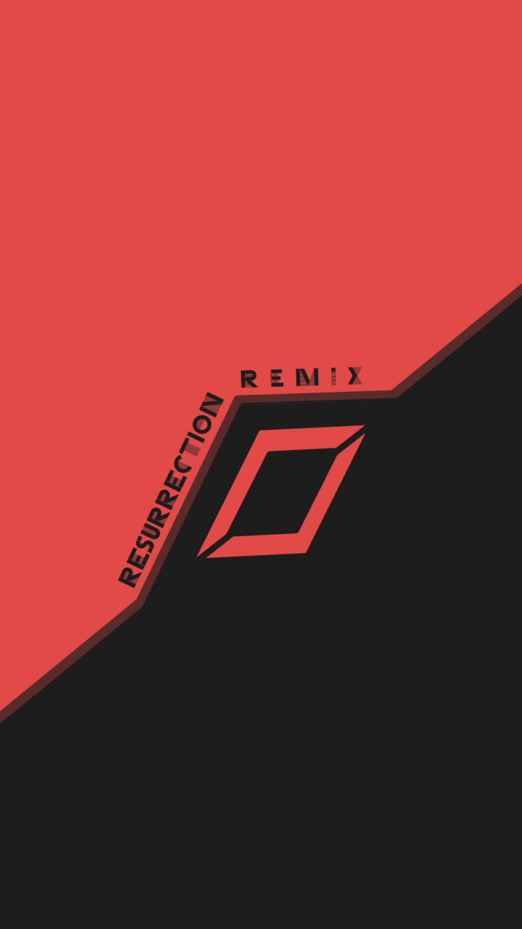 Resurrection Remix, Rom Rr, Resurrection Remix Os, Remix, Rojo. Wallpaper in 750x1334 Resolution