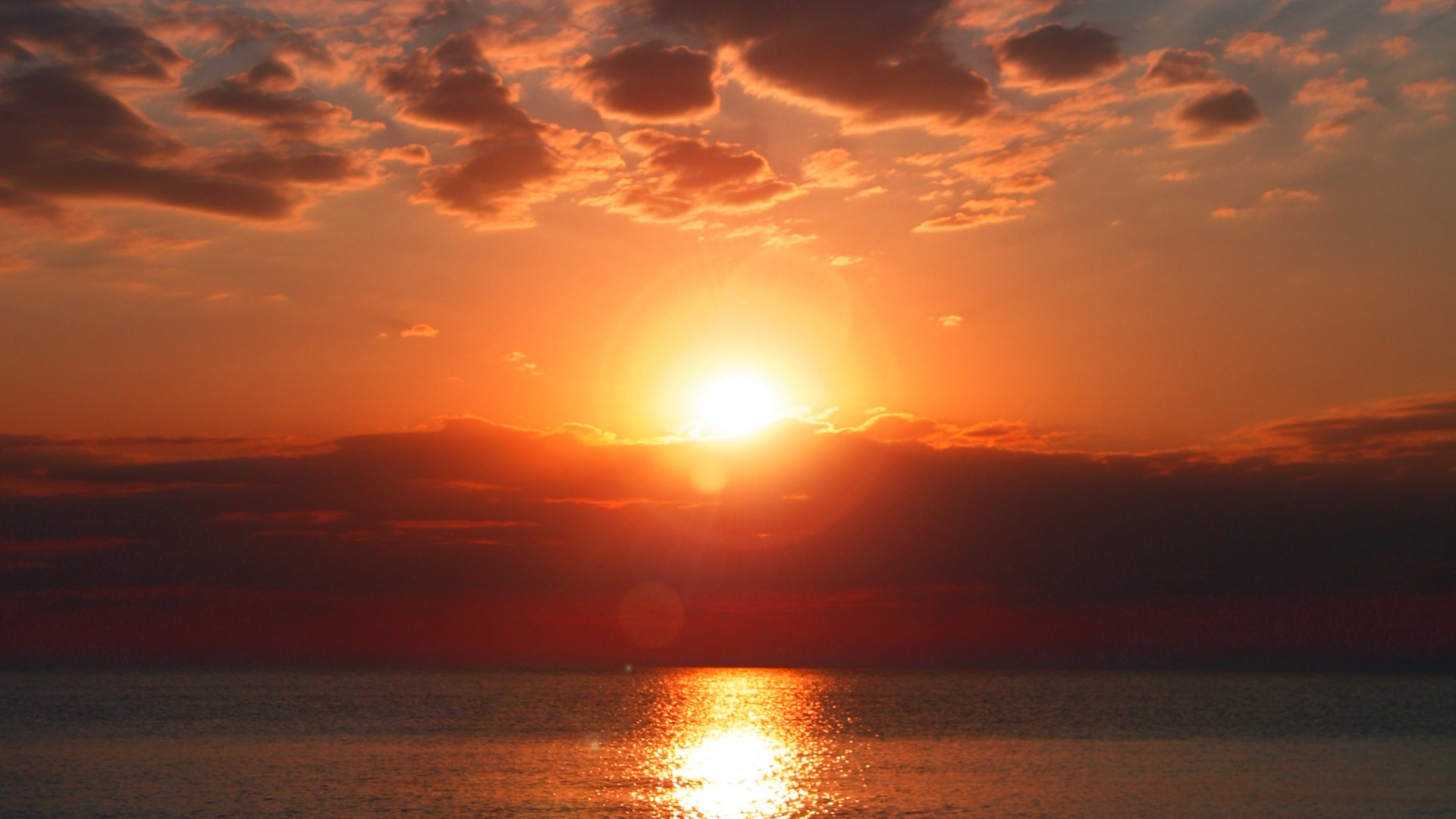 Goldene Stunde Sonnenuntergang, Sonnenuntergang, Goldene Stunde, Cloud, Wasser. Wallpaper in 1920x1080 Resolution