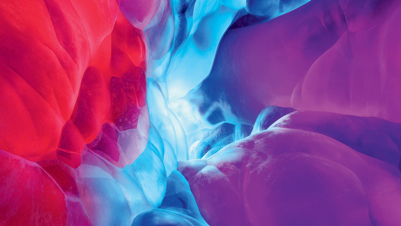 Ios, Apples, Colorfulness, Purple, Petal. Wallpaper in 1280x720 Resolution