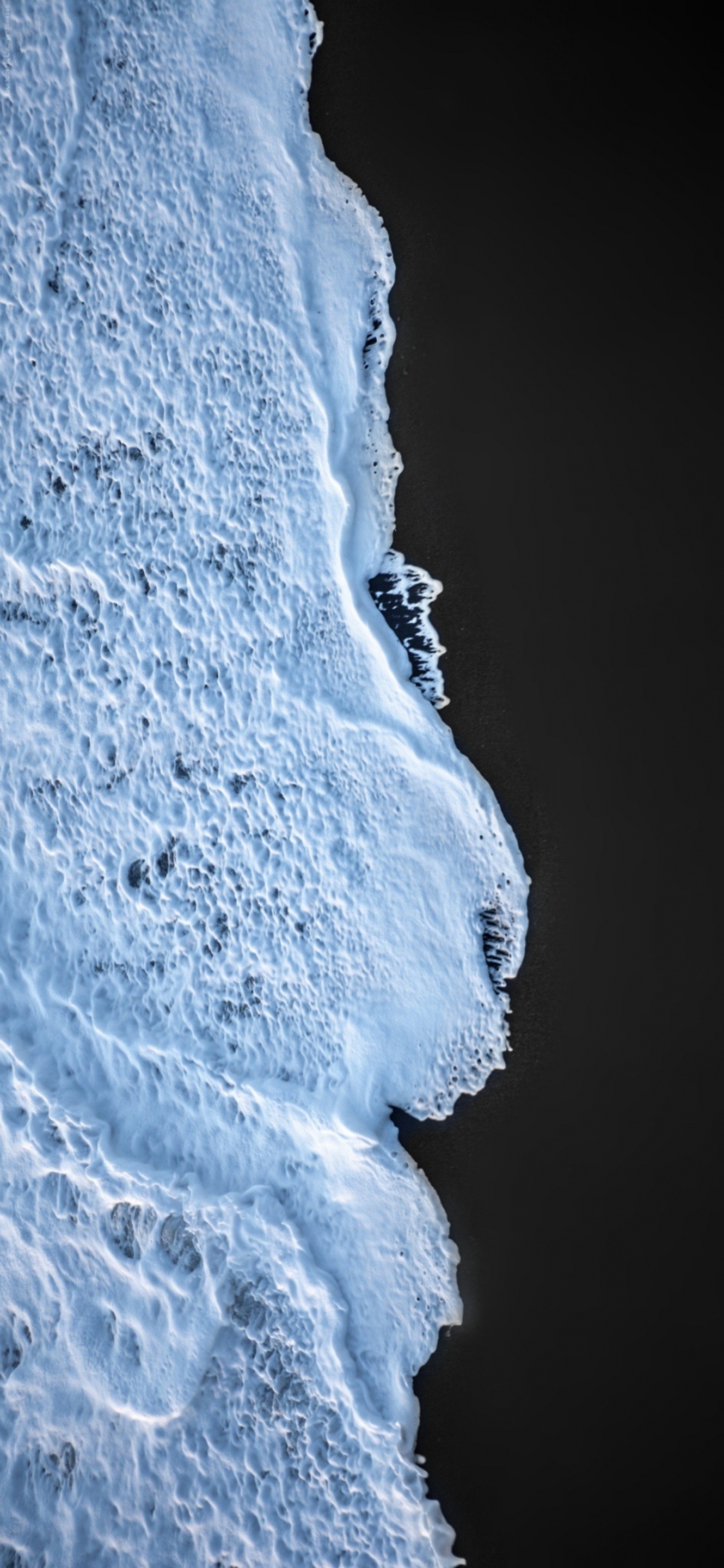 Water, Liquid, Slope, Freezing, Formation. Wallpaper in 1125x2436 Resolution