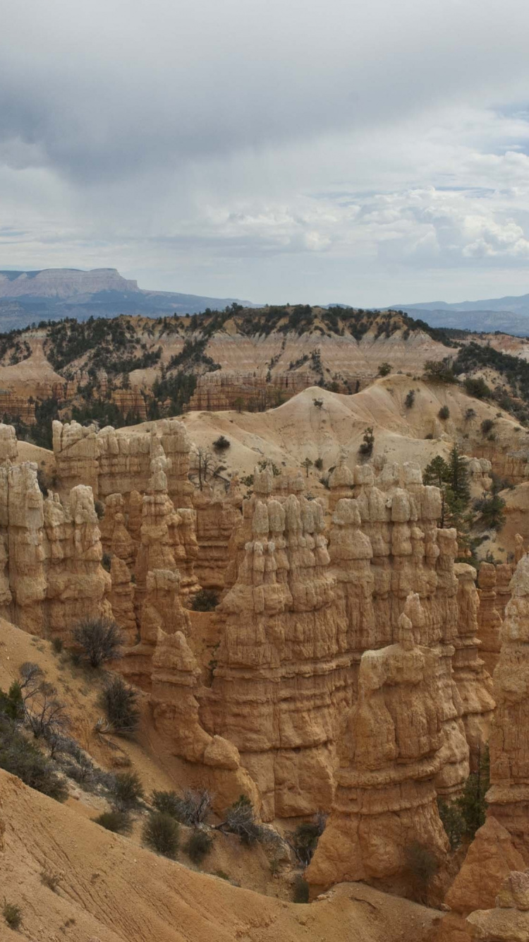 Badlands, Cañon, el Parque Nacional De, Valle, Meseta. Wallpaper in 750x1334 Resolution