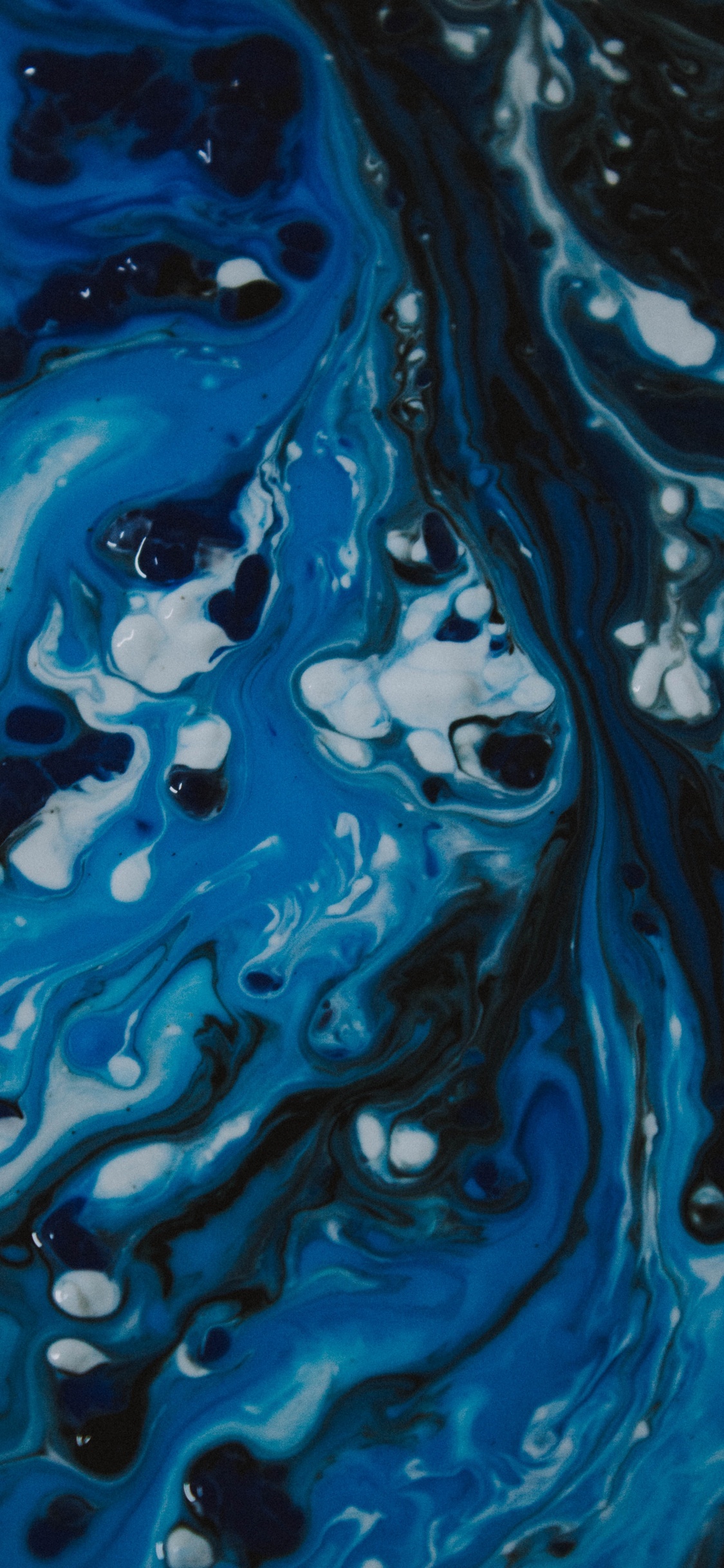 抽象艺术, 艺术, 水上, 液体, Azure 壁纸 1125x2436 允许