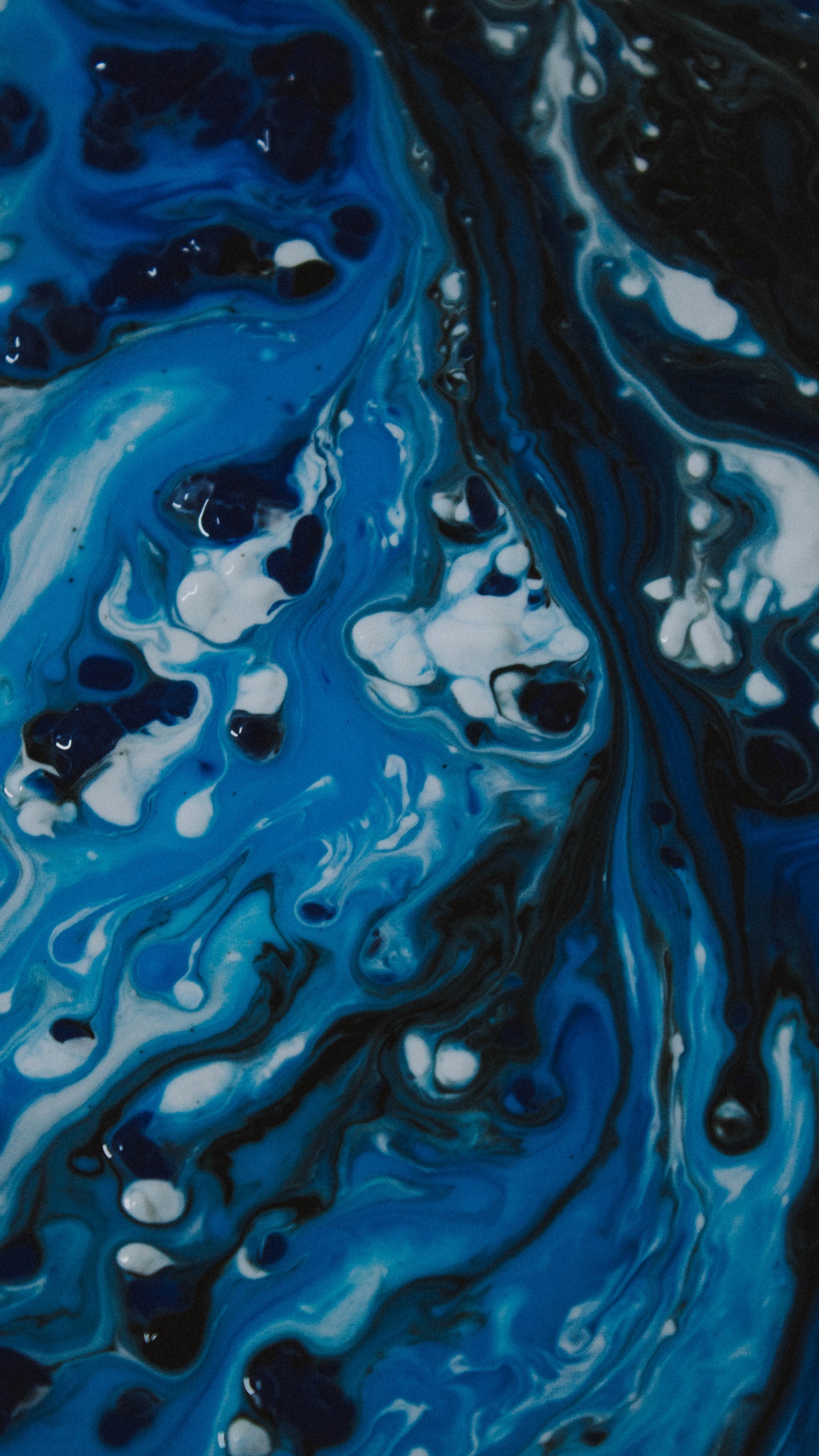 抽象艺术, 艺术, 水上, 液体, Azure 壁纸 1440x2560 允许