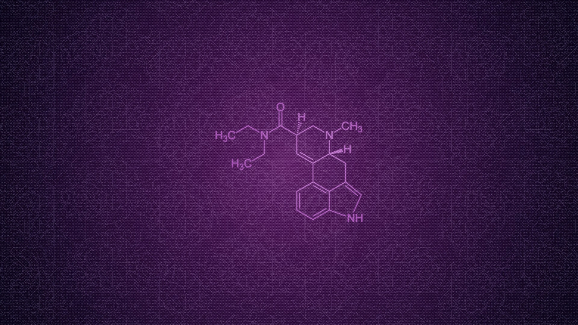 Illustration de Coeur Violet et Blanc. Wallpaper in 1920x1080 Resolution