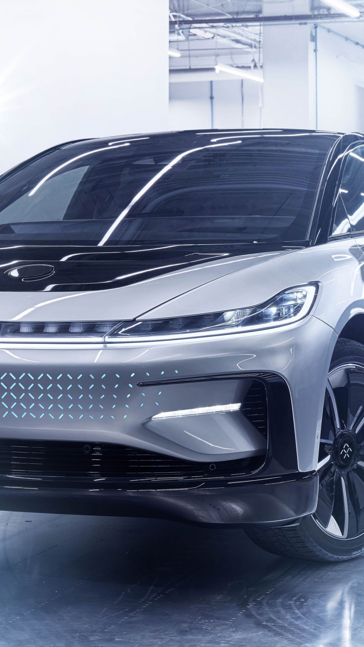 Faraday Ff91, Faraday Future ff 91, Car, Faraday Zukunft, Vorstellungsauto. Wallpaper in 750x1334 Resolution