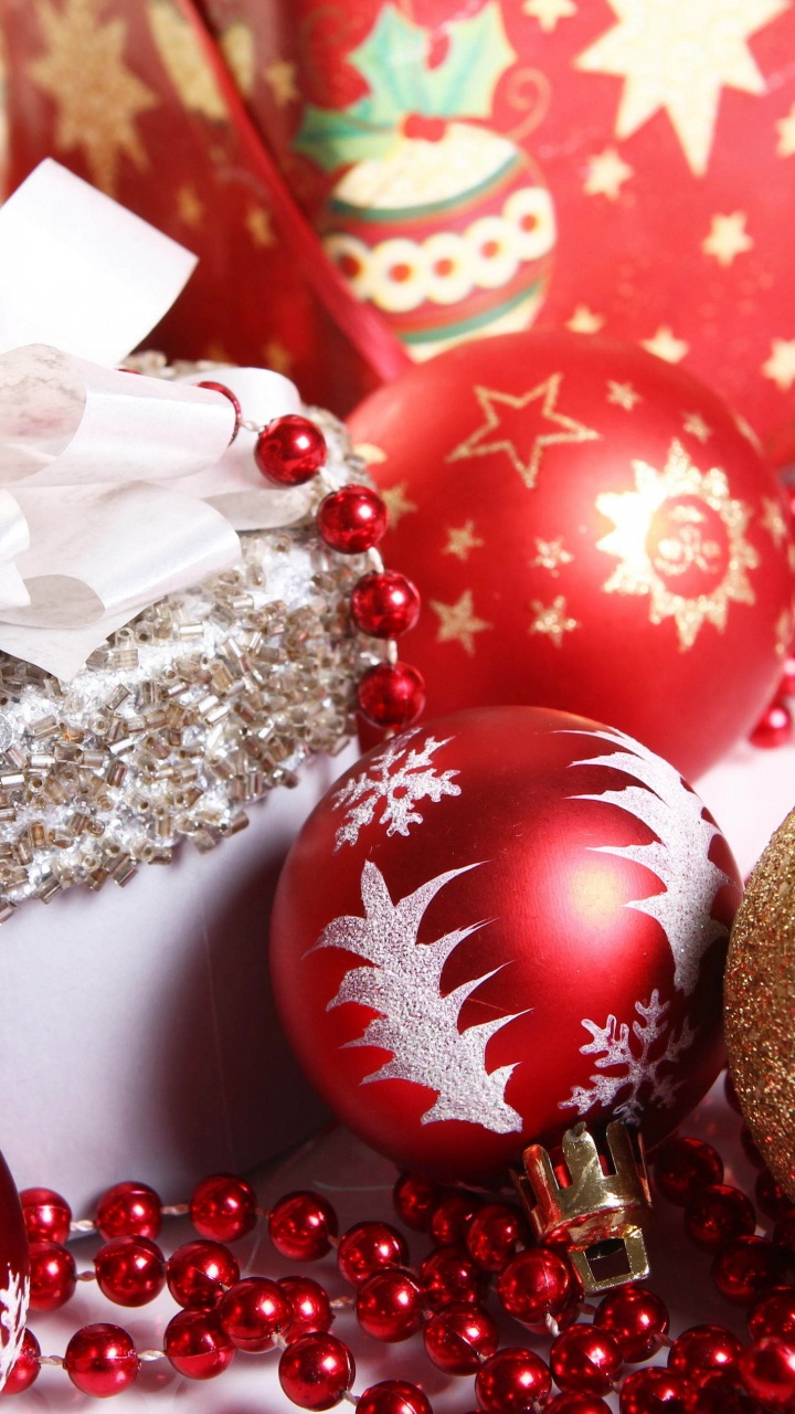 Weihnachten, Neujahr, Weihnachtsdekoration, Christmas Ornament, Weihnachtsmann. Wallpaper in 720x1280 Resolution