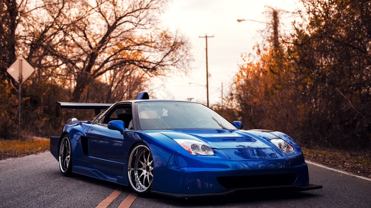 Blue Porsche 911 on Road During Daytime. Wallpaper in 1280x720 Resolution